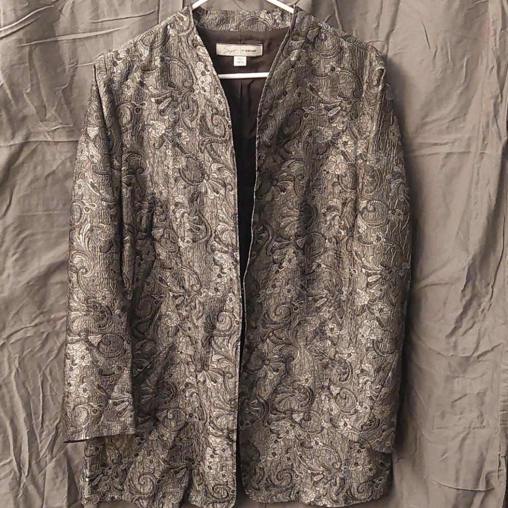 Beautiful blazer with matching tank top sz xlg